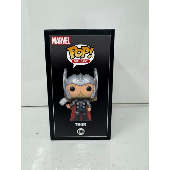 Funko Pop! Die-Cast Thor #05 Thor Funko Exclusive Die-Cast Collectible - Picture 5 of 7